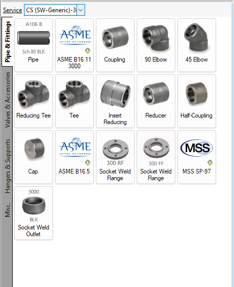 Generic ASME B16.11 Forged Steel 3000# Socket Weld Fittings - Virtual ...
