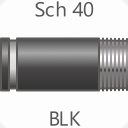 VBS-130202.png Generic - Nipple Seamless CS GRVxTHD Sch 40