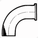 VNE - 90 Elbow - E2C 304L SS
