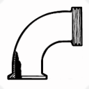 VNE - 90 Elbow - EG2FTR 304L SS